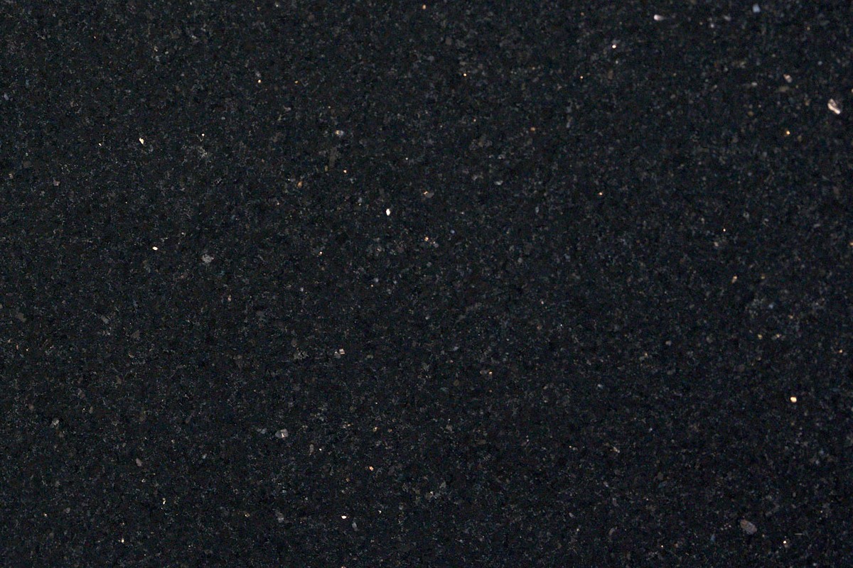 Galaxy Black Extra Dettaglio lastra granito Galaxy Black Extra