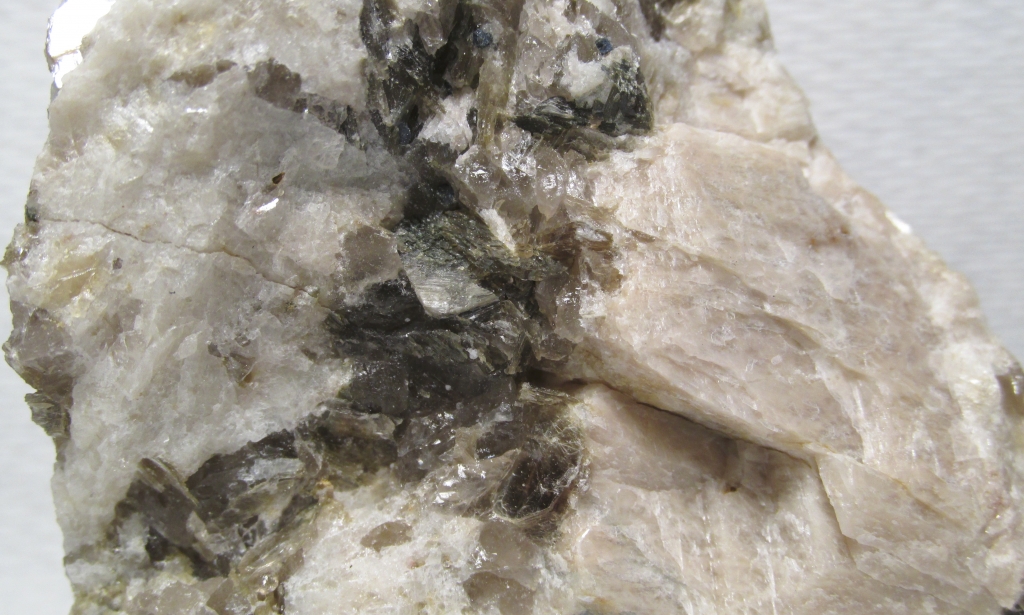 Detail eines Pegmatits (Granit)